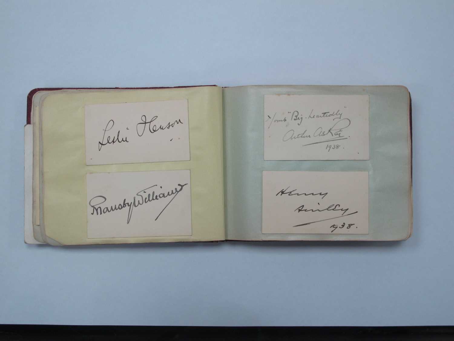 Autographs - Wilfred Bramble. Stanley Holloway, George Formby, Arthur Askey, Tommy Handle, Max - Image 2 of 15