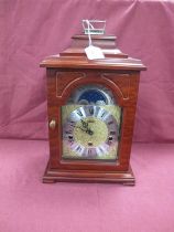 Hermle Westminster Chimes Carriage Clock, 22cm wide.