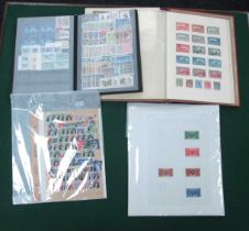 Stamps: A Collection of Great Britain and British Commonwealth Stamps, early to modern, housed in