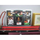 Snooker Autographs - Virgo, Parrott, Tabb, Werbeniuk? and others, pen signed (all unverified), on