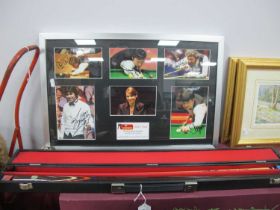 Snooker Autographs - Virgo, Parrott, Tabb, Werbeniuk? and others, pen signed (all unverified), on