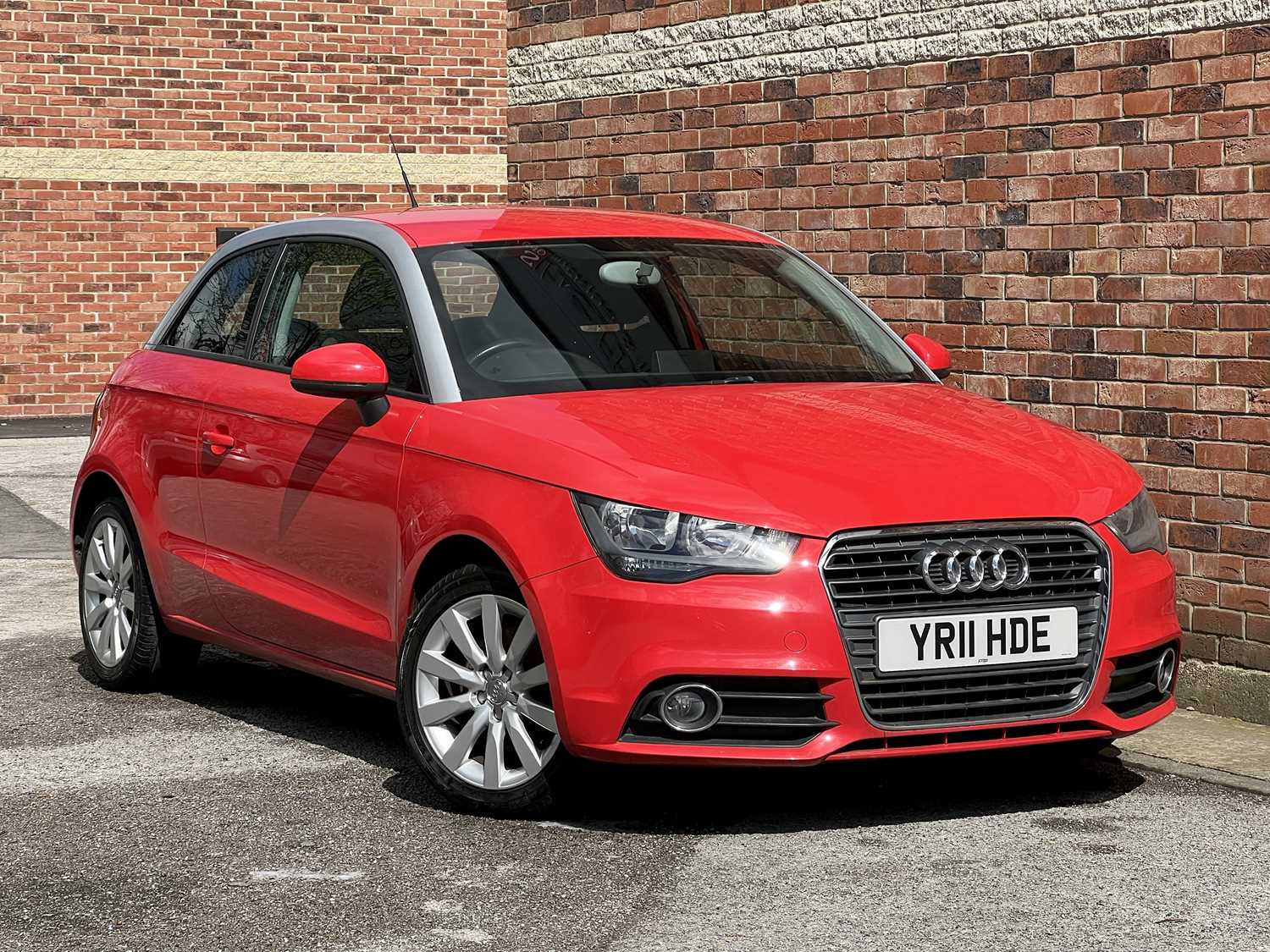 2011 [YR11 HDE] Audi A1 1.4 TFSI (petrol) Sport 3-door hatchback in red, 6-speed manual gearbox,