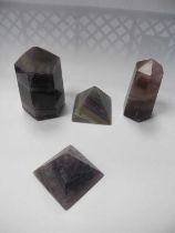 Four Fluorite Mineral Samples.
