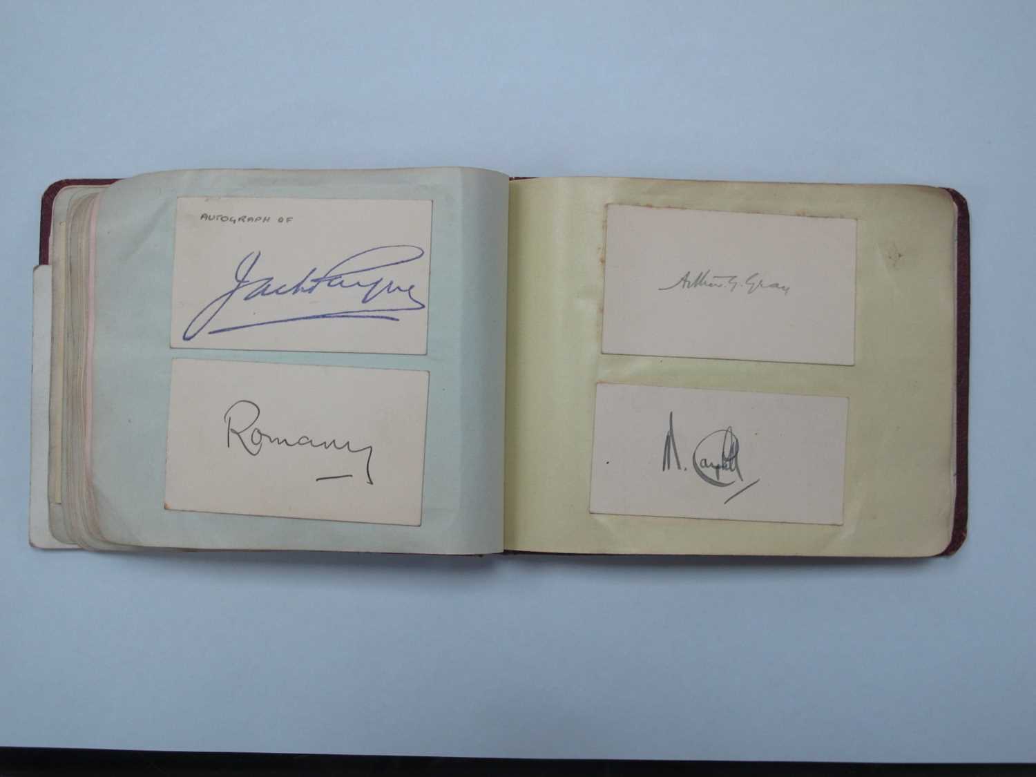 Autographs - Wilfred Bramble. Stanley Holloway, George Formby, Arthur Askey, Tommy Handle, Max - Image 5 of 15