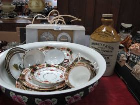 Goblin Teasmade, stoneware flagon for Lancaster & Sons, Shelley wash bowl, teaware.