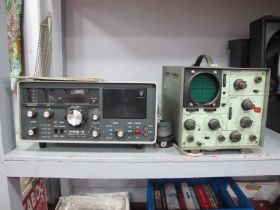 FRG07 Communications Receiver by Yeseu Musen Co, Japan. Marconi Oscilloscope Type TF 2203 (2).