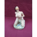 A Peggy Davies Erotic Figurine 'Lolita', artist's original colourway 1/1 by Victoria Bourne, 21.