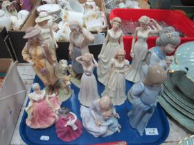 Ceramic Figures, including 'SBL', Leonardo, Spanish (12):- One Tray.