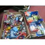 An assortment of juvenilia to included boxed Buzz Lightyear, R2-D2 bathroom tidy, loose Lego