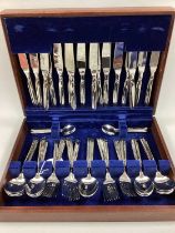 Viners Modern Eight Setting Canteen of Plated Cutlery, in a fitted canteen case.