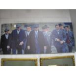 A Contemporary Large Canvas Print of The Peaky Blinders, after Ardine Wender and entitled Who's