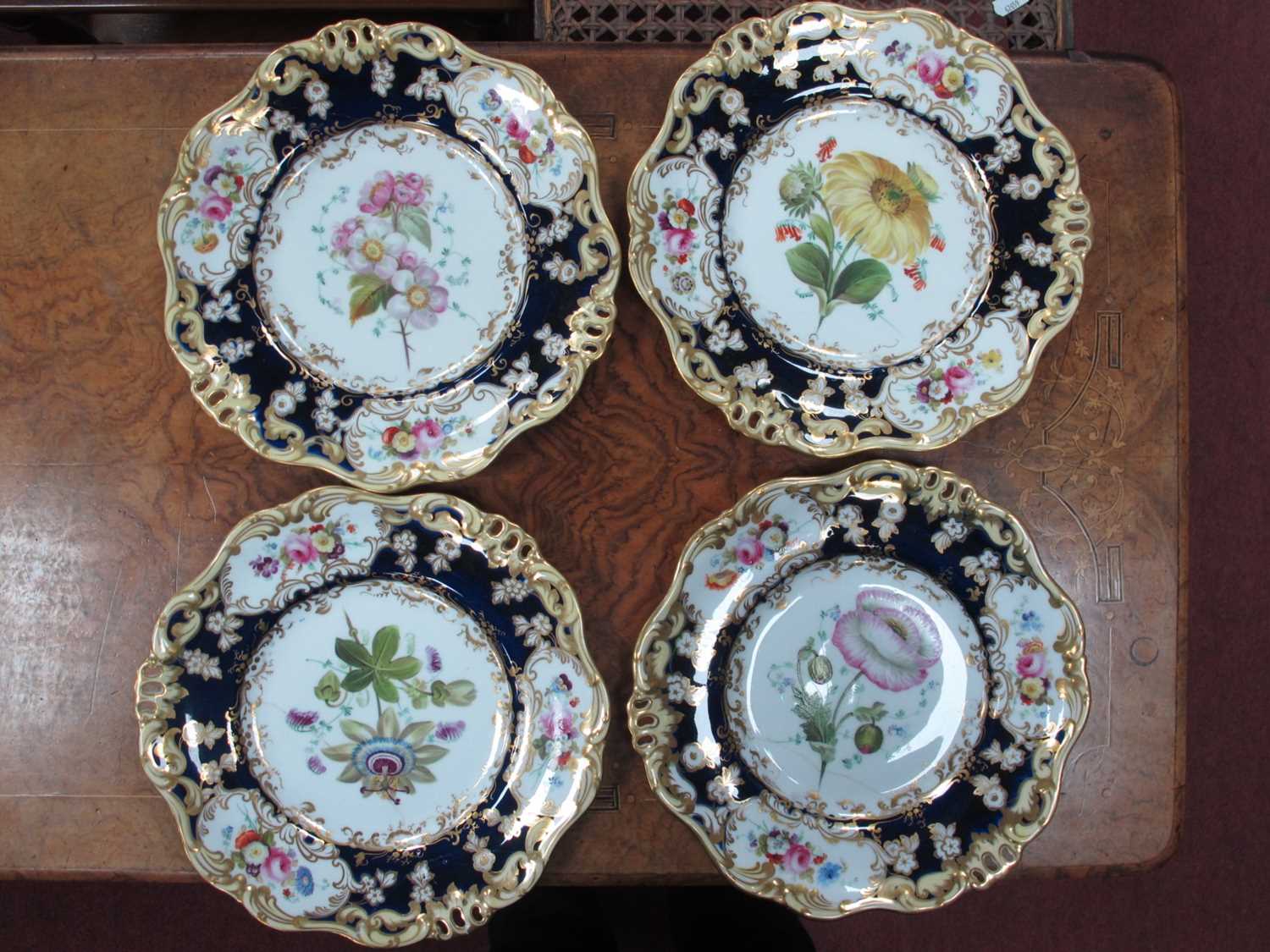 Davenport, Goode & Co, Bloor Derby, Mason's, Spode, Wedgwood and Other Plates, mainly XIX Century, - Image 5 of 5