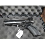 Webley Tempest Air Pistol .22 5-6 cal, with gun guard case. The purchaser must be over 18 years of