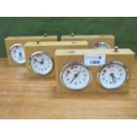 B.H.B Four Professional Tournament Chess Clock Timers, 15cm wide.