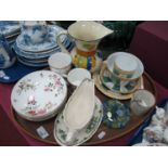Early XIX Century Sailors Life Creamware Pottery Mug, (cracked), Ideal jug vase, Royal Albert,