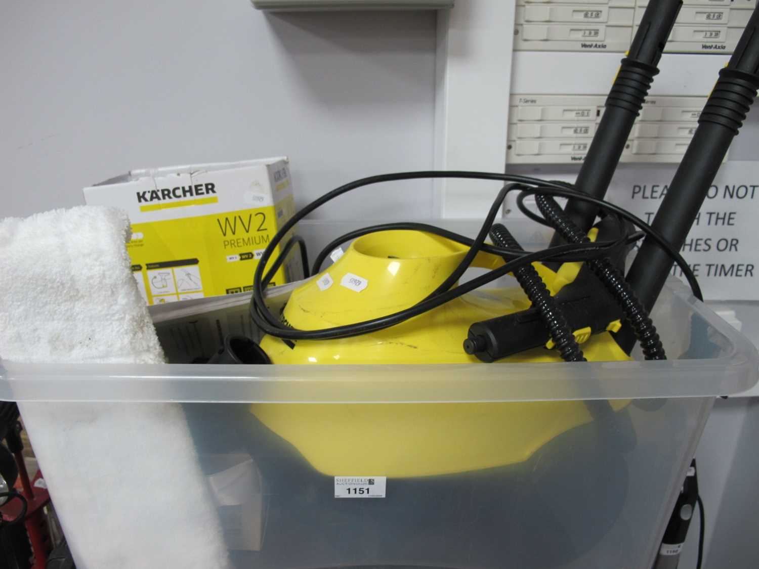 Karcher Power Wash and Window Vac:- One Box.