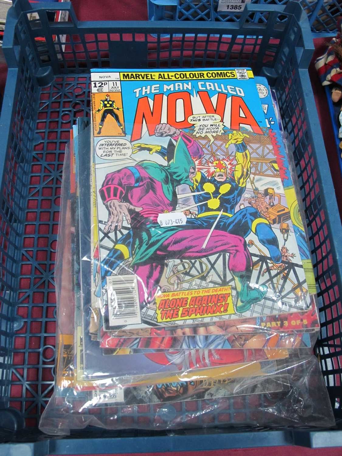 Comics, to include Marvel - The Man Called Nova #11, Amazing Stores of Suspense #52, and a
