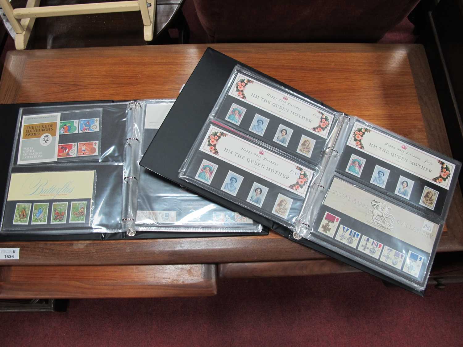 Stamps; Two albums of Great Britain presentation packs, with over £115 face value in mint decimal