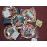 Coalport Folklore Legends Plates (4), Doulton Collectors Gallery edition (4), one other, Dresden