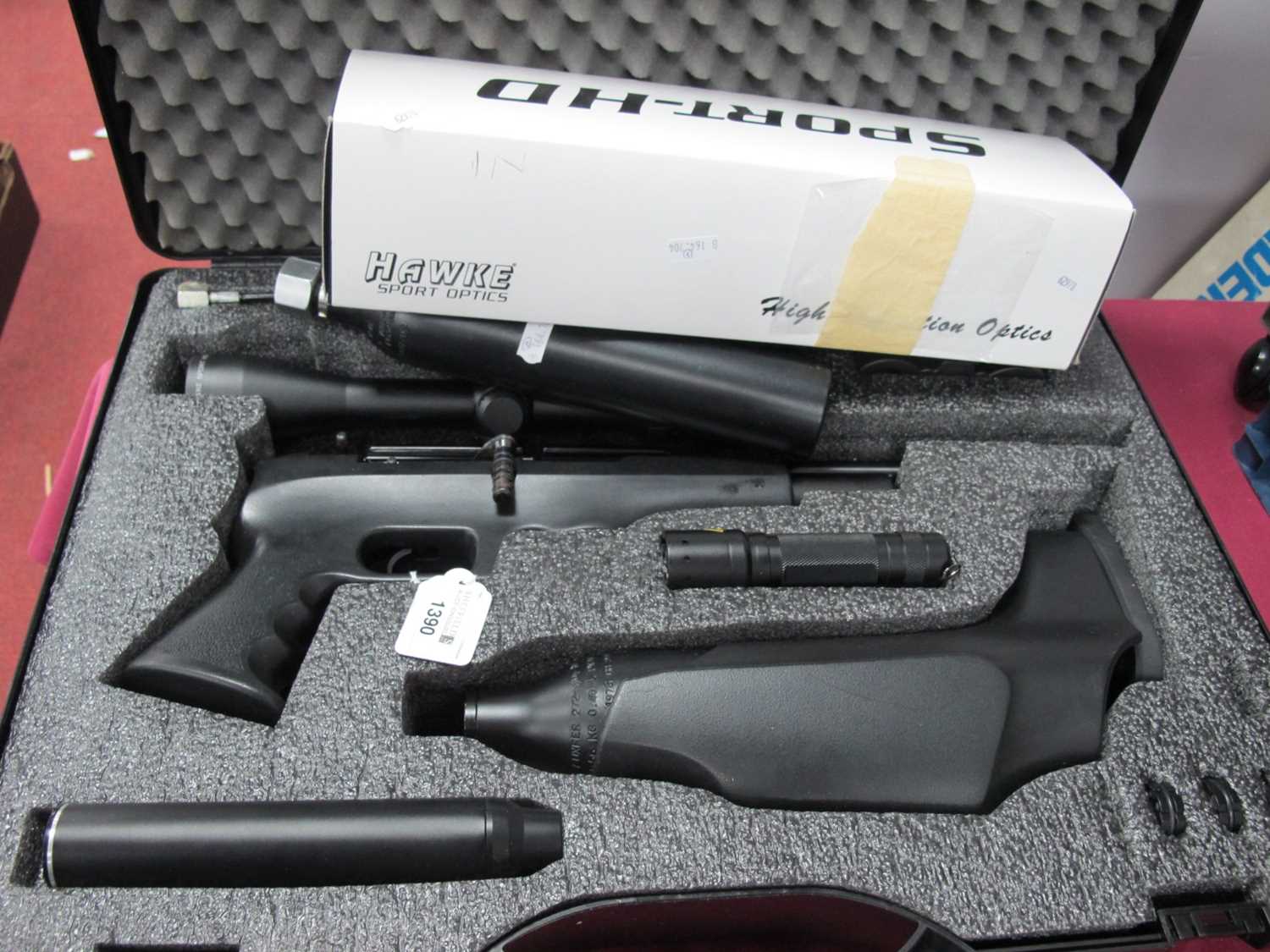 FX Verminator Air Rifle FX 23399, Cal 5,5 max pressure 220 bar, made in Sweden, with Hawke Sport HO,