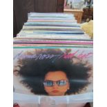 Over 100 LPs, by artists including Diana Ross, Isley Brothers, Jackie Wilson, Alexander O'Neal,