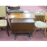 Hardwood Tea Trolly, 78.5cm wide and Sutherland table. (2).