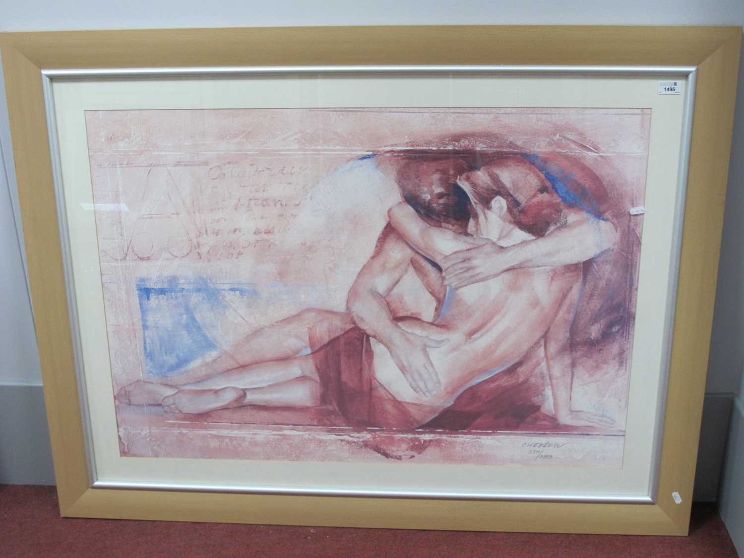 Chekirov, Romantic Embrace, limited edition colour print of 3999, 68 x 98cm.