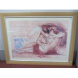 Chekirov, Romantic Embrace, limited edition colour print of 3999, 68 x 98cm.