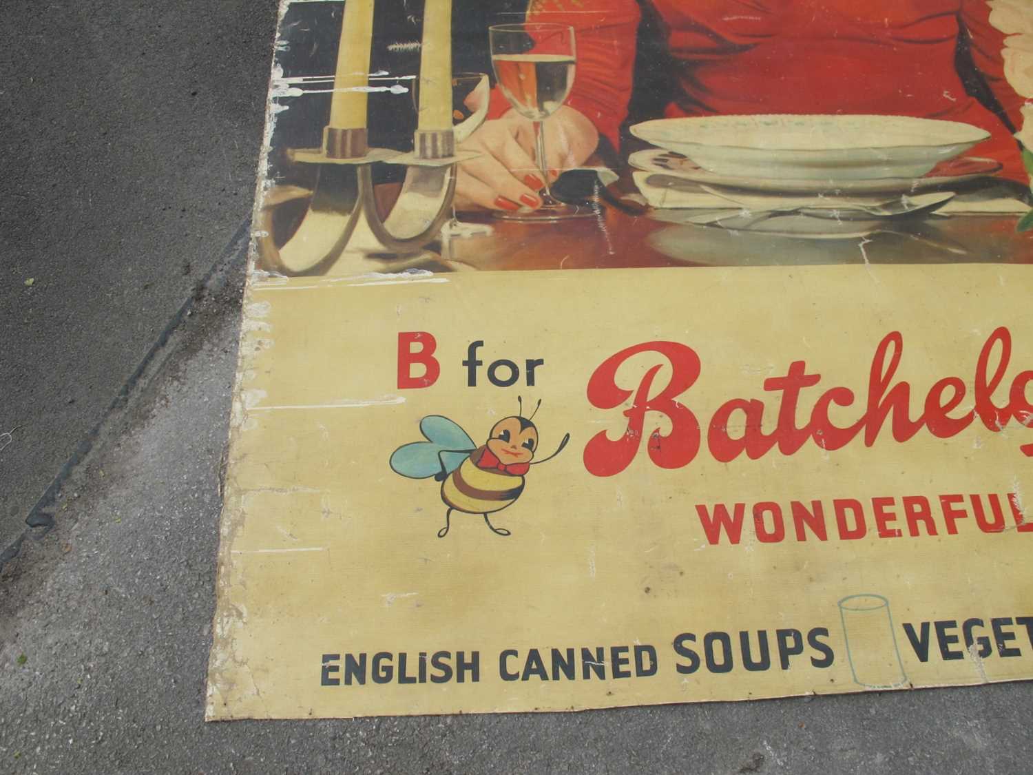 Vintage Advertising; Batchelors Poster, circa mid XX Century, featuring glamorous lady in red - Image 3 of 4