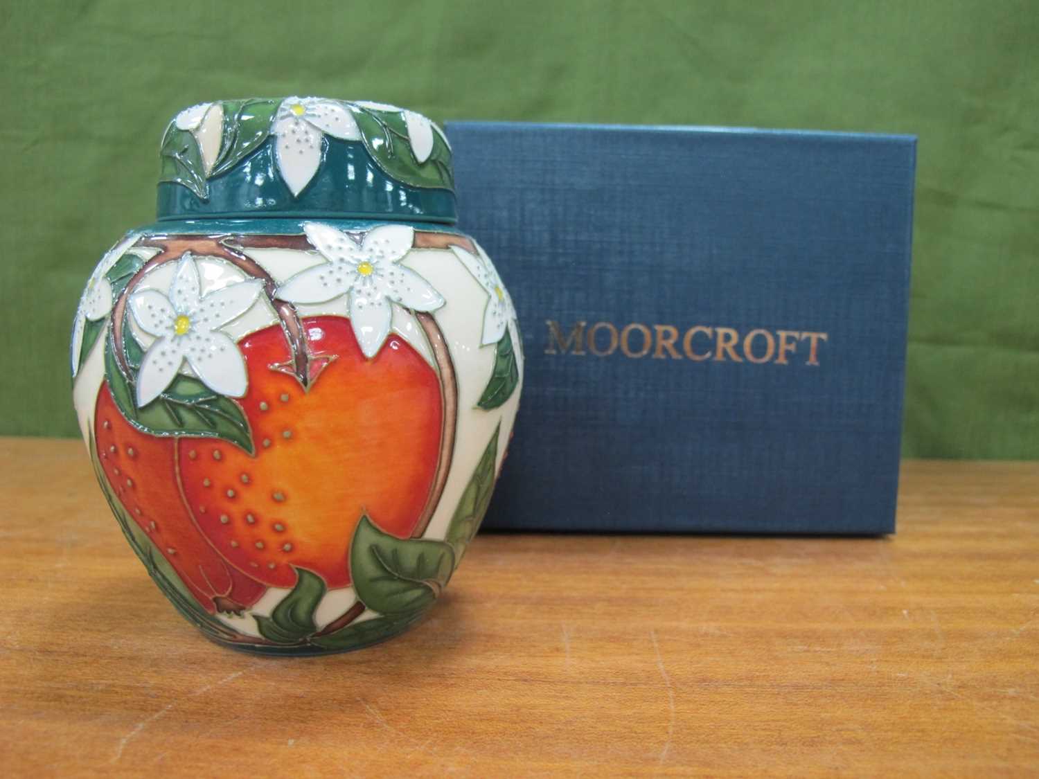 A Moorcroft Pottery 'Alpine Meadow' Pattern Ginger Jar and Cover, designed by Rachel Bishop,