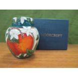 A Moorcroft Pottery 'Alpine Meadow' Pattern Ginger Jar and Cover, designed by Rachel Bishop,