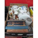 Royal Worcester 'Evesham', Doulton 'Old Colony' and other teaware, Wade 'Veteran Cars' ashtrays,