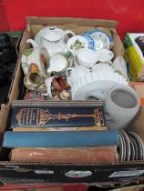 Royal Worcester 'Evesham', Doulton 'Old Colony' and other teaware, Wade 'Veteran Cars' ashtrays,