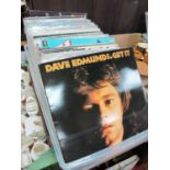Over 100 LPs, by artists including Dave Edmunds, Elvis Pesley, Buddy Holly, Matchbox, Dusty