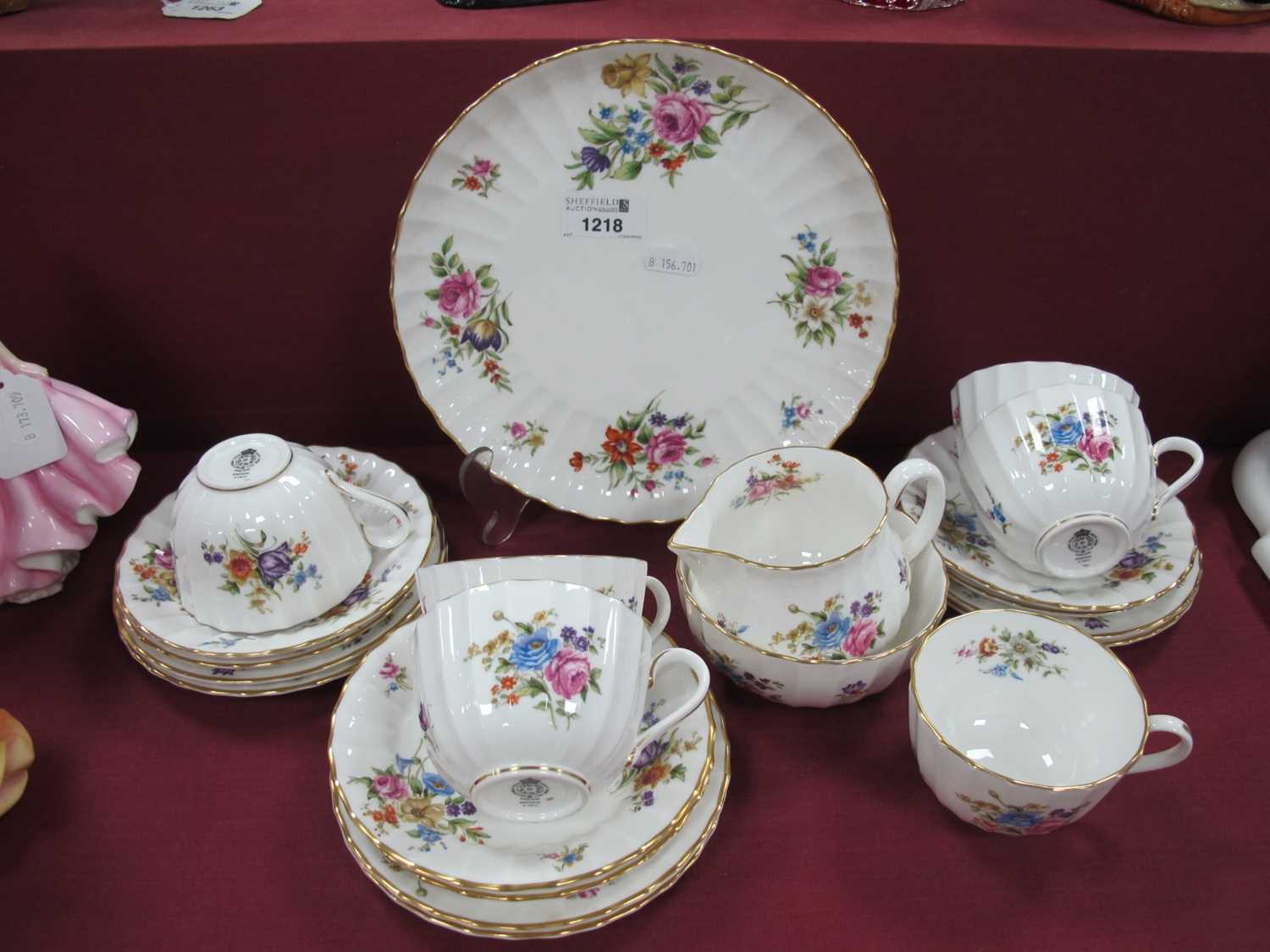 Royal Worcester 'Roanoke' China Tea Ware, of twenty-one pieces. - Image 2 of 2