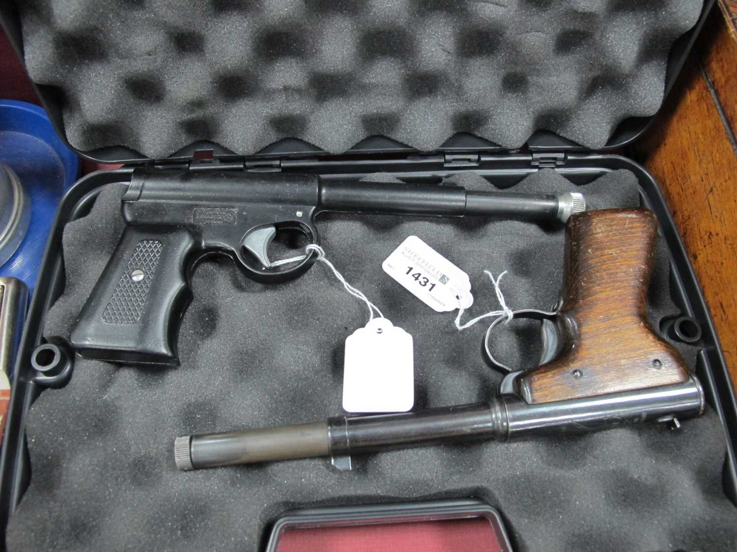 Diana Mod 2 Air Pistol. T J Harrington The Gat Umarex 4.5mm air pistol, in single carry case. The