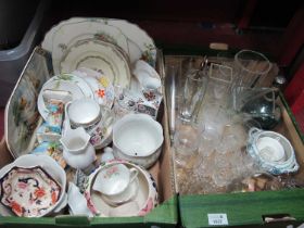 Falcon Trinket Ware, Masons, Aynsley, other ceramics, glassware:- Two Boxes.