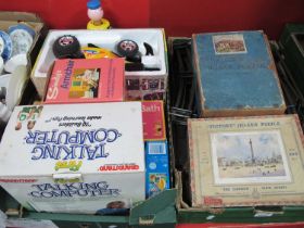 Vintage Toys - a boxed 1986 talking computer (original price ticket for £44.99), a boxed radio