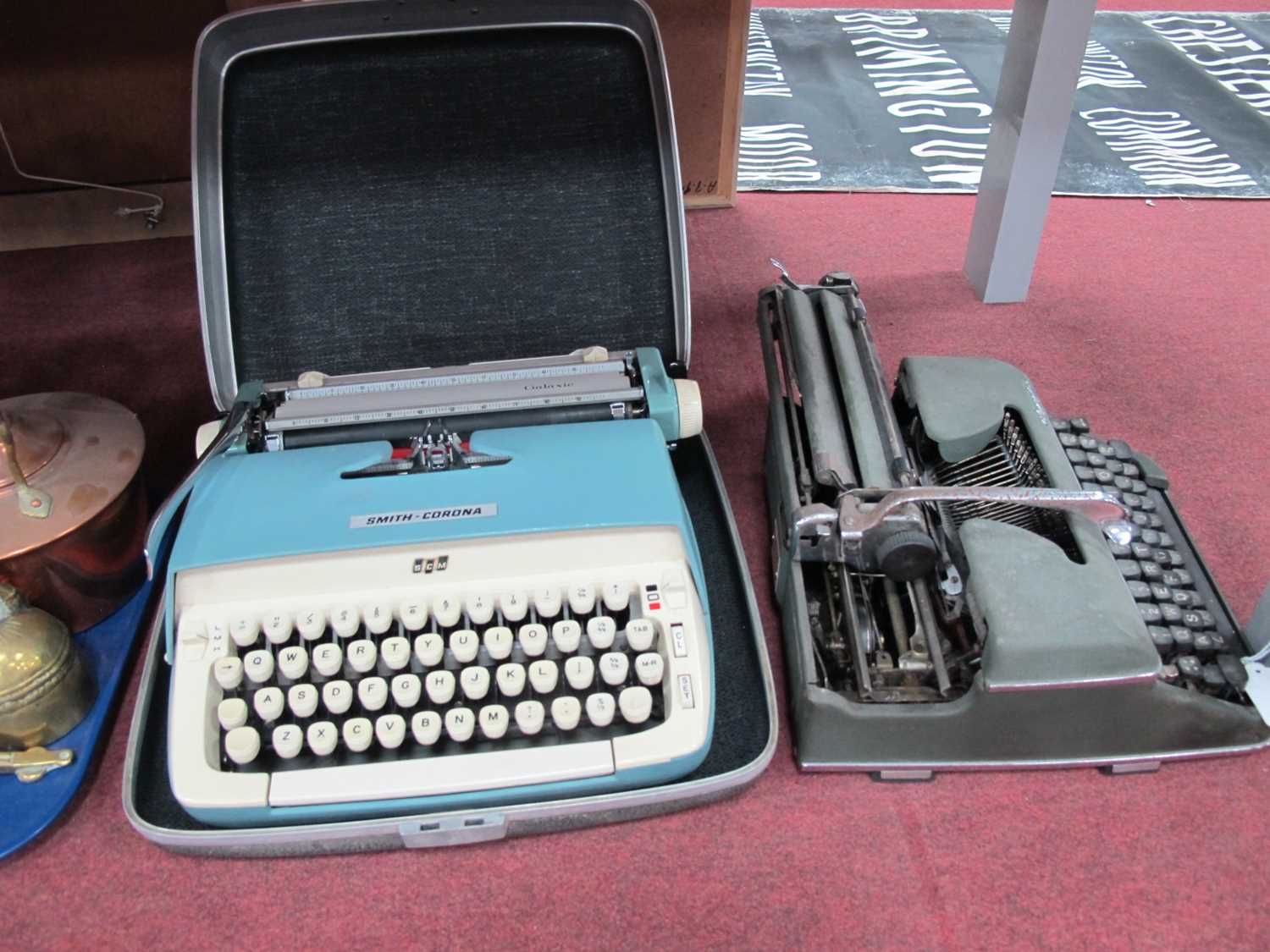 Olympia Typewriter, Smith Corona typewriter.