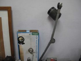 Daray 2000 Industrial Lamp, on an adjustable arm, Maplin desk mount magnifier lamp (untested sold