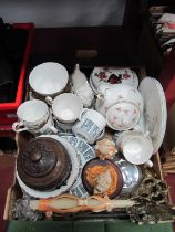 Alfred Clough Ironstone Coffee Service, photograph frame, etc:- One Box.