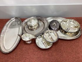 Arthur Price Serving Dishes, large oval plated fish dish, platter, sauce boat etc.