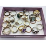 A Small Collection of Assorted Modern Dress Rings.