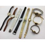 A Collection of Assorted Ladies Wristwatches, including Swiss Empress, Sekonda, Timex, Accurist,