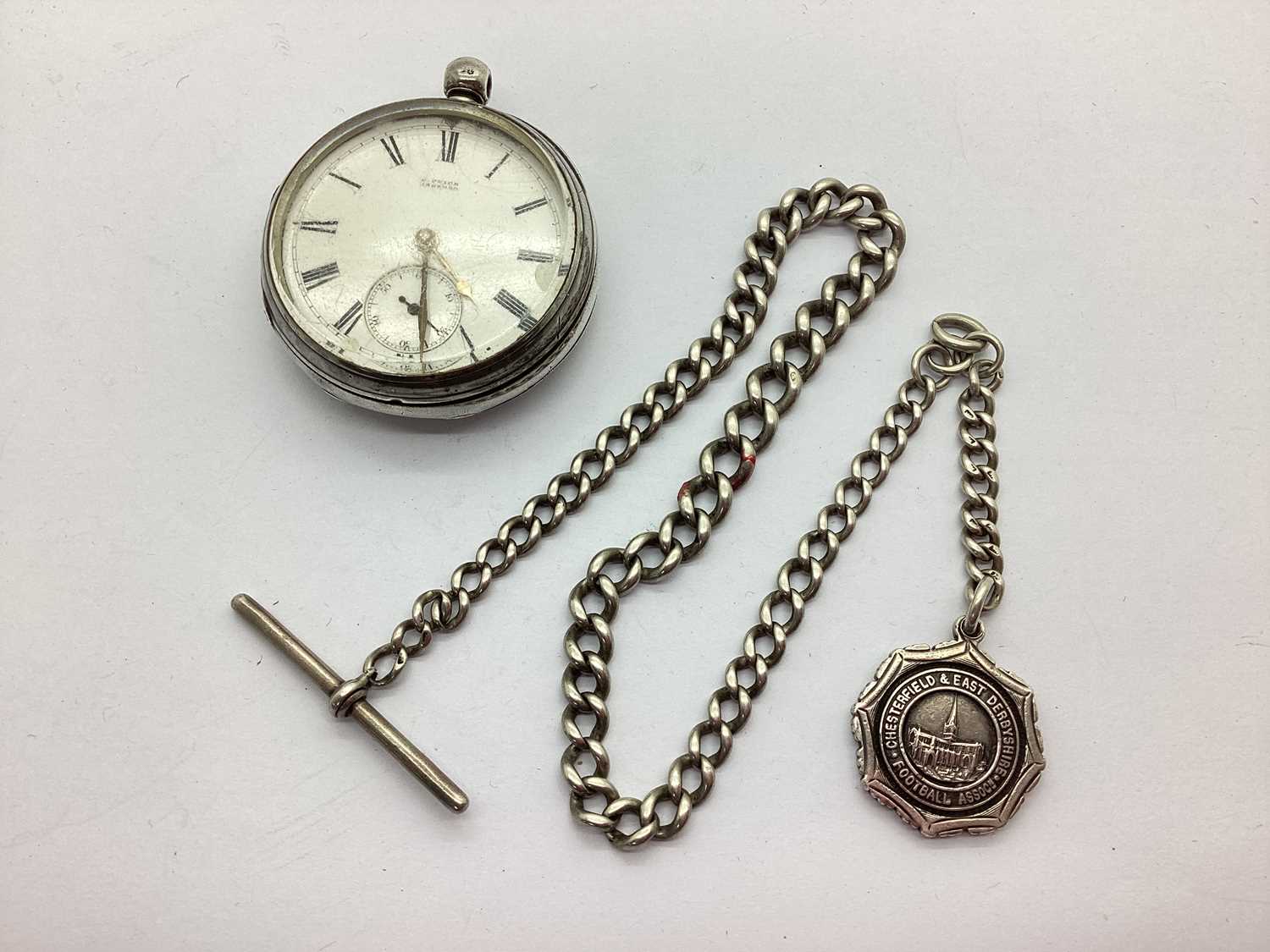 J. Price Ashford; A Hallmarked Silver Cased Openface Pocket Watch, the signed dial with black