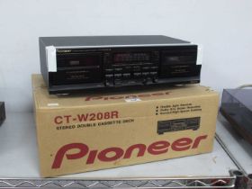 Pioneer CT-W208R Cassette Deck, as new unused, box was still sealed only opened by us to check