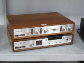 Linsley Hood 75 Vintage Amplifier and Linsley Hood CD Cassette Deck, (untested).