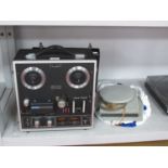 Akai 1721L Reel to Reel Stereo Tape Recorder, includes operators manual, spare reels and tape, (
