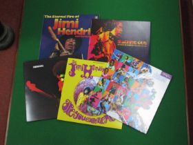 Jimi Hendrix L.P's, five releases comprising of, Machine Gun (Sony 88985354171, 2016), Band Of