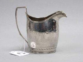 A Hallmarked Silver Cream Jug, possibly Peter, Ann & William Bateman (mark incomplete), London 1804,